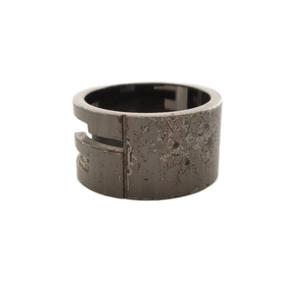 グッチ GUCCI ブランデッドGリング カットアウトGリング 指輪 AG925 18号 メタリックシルバー /YT ■OH メンズ