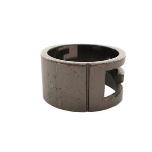 グッチ GUCCI ブランデッドGリング カットアウトGリング 指輪 AG925 18号 メタリックシルバー /YT ■OH メンズ