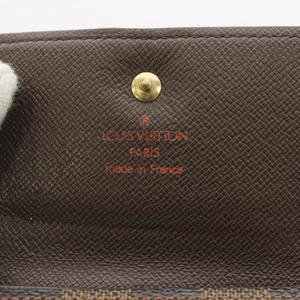 ルイヴィトン LOUIS VUITTON ダミエ ポルトフォイユ 二つ折り財布 小銭入れ Wホック 茶 ブラウン N61654 /AN ■OH レディース