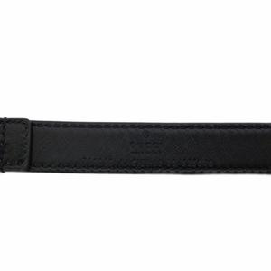 グッチ GUCCI ダブルG バックル ベルト レザー 黒 790232 /BM35 ■OH レディース