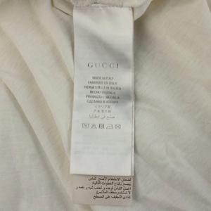 グッチ GUCCI Tシャツ L 白 ホワイト ロゴ 半袖 ラウンドネック /GG30 メンズ