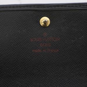ルイヴィトン LOUIS VUITTON エピ ポルトトレゾールエテュイパピエ 財布 三つ折り 黒 M63712 /BM36 ■OH レディース