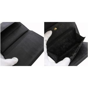 ルイヴィトン LOUIS VUITTON エピ ポルトトレゾールエテュイパピエ 財布 三つ折り 黒 M63712 /BM36 ■OH レディース
