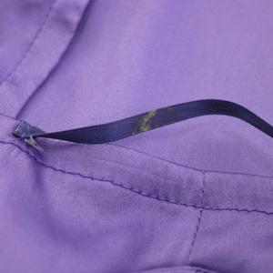 グッチ GUCCI トムフォード期 スカート ひざ丈 シルク スリット 38 紫 パープル 133391 /TK レディース