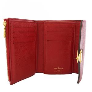 ルイヴィトン LOUIS VUITTON モノグラム ポルトフォイユ パラス 三つ折り財布 赤 レッド 茶 ブラウン M67478 /TK ■OH レディース