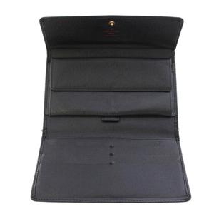 ルイヴィトン LOUIS VUITTON エピ ポルト トレゾール インターナショナル 長財布 三つ折り財布 レザー 黒 ブラック M63382 /TK ■OH メンズ