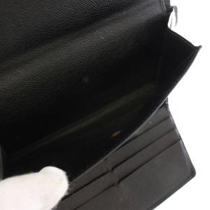 ルイヴィトン LOUIS VUITTON エピ ポルト トレゾール インターナショナル 長財布 三つ折り財布 レザー 黒 ブラック M63382 /TK ■OH メンズ