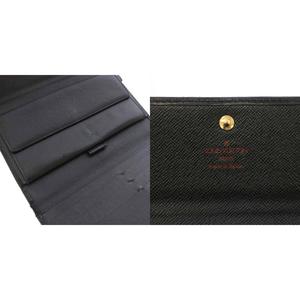 ルイヴィトン LOUIS VUITTON エピ ポルト トレゾール インターナショナル 長財布 三つ折り財布 レザー 黒 ブラック M63382 /TK ■OH メンズ