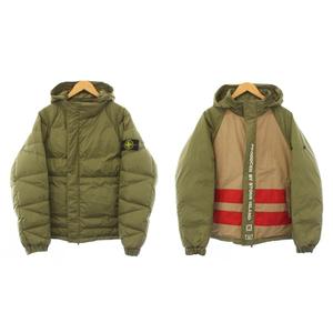 ストーンアイランド STONE ISLAND シュプリーム Supreme 23AW Reversible Down Puffer Jacket リバーシブルダウンジャケット フーディ M カーキ 7925401S3 /KH7 メンズ