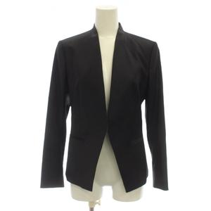 セオリーリュクス theory luxe ジャケット 36 黒 ノーカラー 長袖 /JP20 レディース