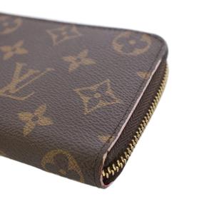 ルイヴィトン LOUIS VUITTON ポルトフォイユ クレマンス モノグラム 長財布 ラウンドファスナー 茶 ブラウン M64201 /TK39 ■OH レディース