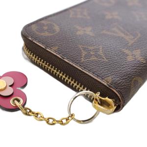 ルイヴィトン LOUIS VUITTON ポルトフォイユ クレマンス モノグラム 長財布 ラウンドファスナー 茶 ブラウン M64201 /TK39 ■OH レディース