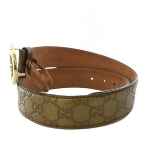 グッチ GUCCI ラブリーハート グッチシマ ベルト ゴールド 245856 /TK48 ■OH レディース