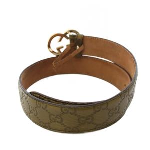 グッチ GUCCI ラブリーハート グッチシマ ベルト ゴールド 245856 /TK48 ■OH レディース