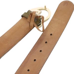 グッチ GUCCI ラブリーハート グッチシマ ベルト ゴールド 245856 /TK48 ■OH レディース