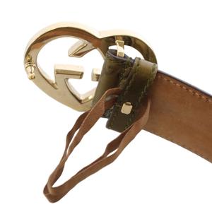 グッチ GUCCI ラブリーハート グッチシマ ベルト ゴールド 245856 /TK48 ■OH レディース