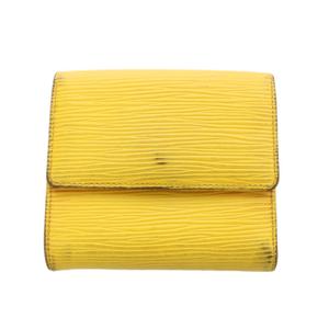 ルイヴィトン LOUIS VUITTON エピ ポルトモネ ビエ カルトクレディ 財布 二つ折り 小銭入れ 黄 イエロー M63489 /AN ■OH レディース