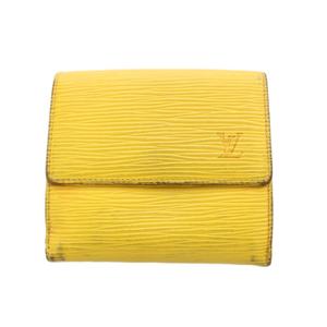 ルイヴィトン LOUIS VUITTON エピ ポルトモネ ビエ カルトクレディ 財布 二つ折り 小銭入れ 黄 イエロー M63489 /AN ■OH レディース