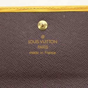 ルイヴィトン LOUIS VUITTON エピ ポルトモネ ビエ カルトクレディ 財布 二つ折り 小銭入れ 黄 イエロー M63489 /AN ■OH レディース