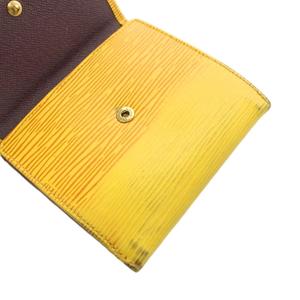 ルイヴィトン LOUIS VUITTON エピ ポルトモネ ビエ カルトクレディ 財布 二つ折り 小銭入れ 黄 イエロー M63489 /AN ■OH レディース