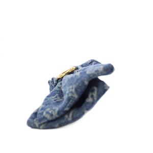 ルイヴィトン LOUIS VUITTON モノグラムデニム バレッタ ヘアアクセサリー 青 M02418 /KH ■OH レディース