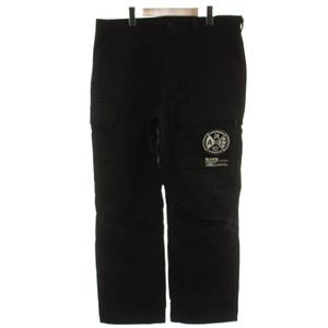 アヴィレックス AVIREX TACTICAL 7POCKET PANTS カーゴパンツ 長ズボン ロゴ 2XL 黒 ブラック 6196103 /GG メンズ