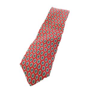 グッチ GUCCI ネクタイ 総柄 レギュラータイ 赤 レッド 緑 グリーン /TK ■OH メンズ
