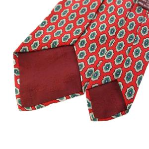 グッチ GUCCI ネクタイ 総柄 レギュラータイ 赤 レッド 緑 グリーン /TK ■OH メンズ