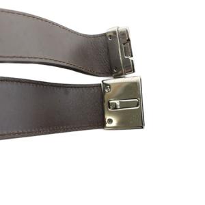 グッチ GUCCI ホースビット ベルト レザー ダークブラウン /YM ■OH レディース