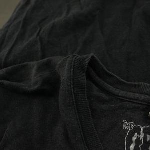 ヒステリックグラマー HYSTERIC GLAMOUR CRAMPS Tee free Tシャツ カットソー 半袖 麻 リネン プリント F 黒 ブラック 0152CT09 /HN レディース