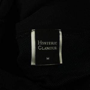 ヒステリックグラマー HYSTERIC GLAMOUR テーパードパンツ M 黒 ベルトロゴ 01182AP05 /JP レディース