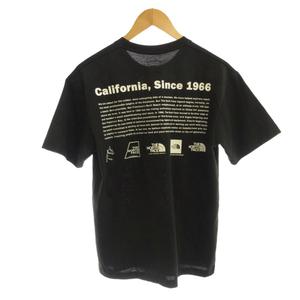 ザノースフェイス THE NORTH FACE Tシャツ S 黒 クルーネック 半袖 ロゴプリント /JP メンズ