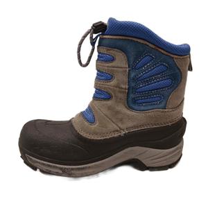 ザノースフェイス THE NORTH FACE スノーブーツ ショートブーツ スエード 20.5cm グレー 青 ブルー /KU キッズ
