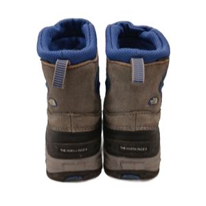ザノースフェイス THE NORTH FACE スノーブーツ ショートブーツ スエード 20.5cm グレー 青 ブルー /KU キッズ