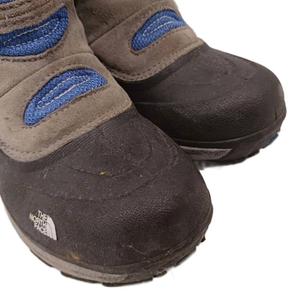 ザノースフェイス THE NORTH FACE スノーブーツ ショートブーツ スエード 20.5cm グレー 青 ブルー /KU キッズ