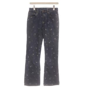 ヒステリックグラマー HYSTERIC GLAMOUR デニムパンツ サクランボ チェリー柄 ジーンズ F 青 ブルー 2AP-0540 /☆G レディース