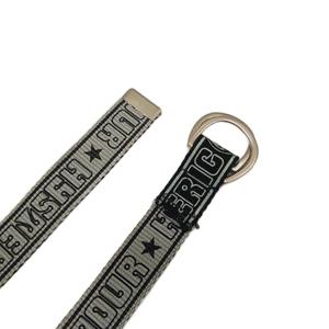 ヒステリックグラマー HYSTERIC GLAMOUR ベルト ロゴ 総柄 黒 ブラック /AN レディース