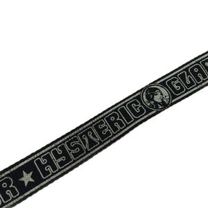 ヒステリックグラマー HYSTERIC GLAMOUR ベルト ロゴ 総柄 黒 ブラック /AN レディース