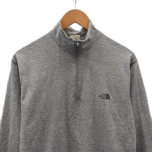 ザノースフェイス THE NORTH FACE Tシャツ カットソー 長袖 ハーフジップ ロゴ L グレー NU65300 /AN メンズ
