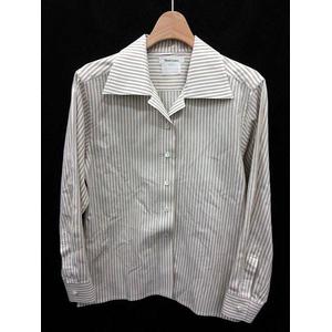 ルネ Rene ストライプブラウス ベージュストライプ 新品