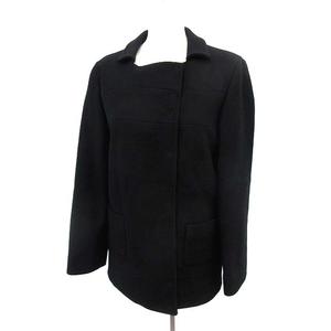 MIU MIU ミュウミュウ　38サイズ黒 ウールコート 美品】miu miu ミュウミュウ ブラック チェスターコート 38 - メルカリ