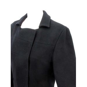ミュウミュウ miumiu コート ウール 38 黒 /YM レディース 081
