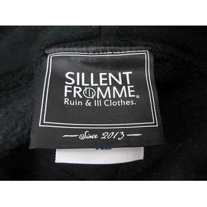 サイレントフロムミー SILLENT FROM ME パーカー スウェット XL 黒 