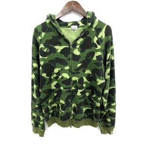 A Bathing Ape 迷彩柄 フルジップパーカー M A Bathing Ape 迷彩柄 フルジップパーカー - メルカリ
