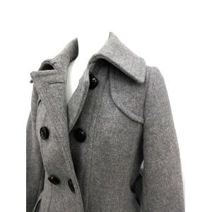 BURBERRY バーバリーブルーレーベル 銀ボタン ピーコート ウールコート バーバリーブルーレーベル BURBERRY BLUE LABEL Pコート ピーコート