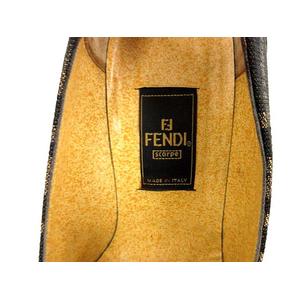 フェンディ FENDI パンプス ハイヒール ズッカ柄 36.5 茶