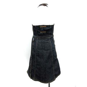 BURBERRY BLUE LABEL ホルターネック デニムワンピース 38