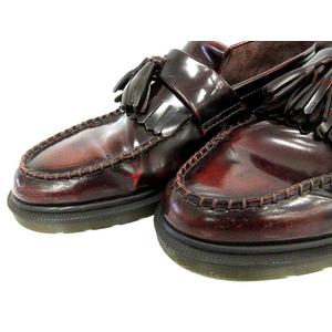 ドクターマーチン DR.MARTENS ローファー タッセル レザー 赤茶