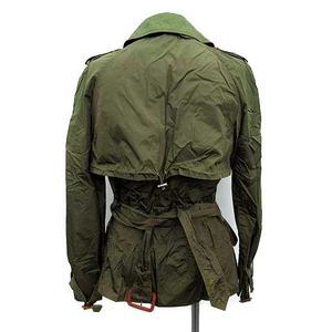 MONCLER　ショートトレンチ モンクレール MONCLER トレンチコート ショート MORVILLE 0 カーキ /YM