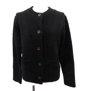 マーガレットハウエル MHL. カーディガン ニット 長袖 2 黒 18AW